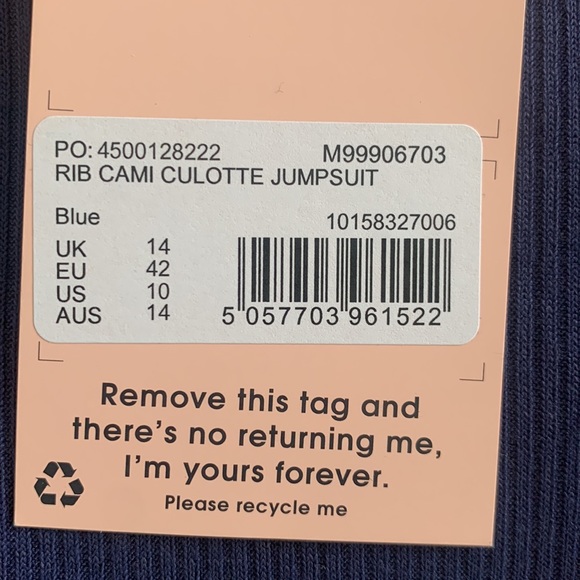 MISSGUIDED Rib Cami Culotte Jumpsuit - Picture 5 of 5